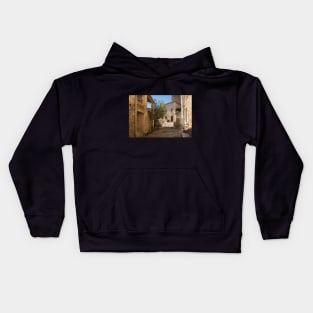 Street in Rocchette di Fazio, Tuscany Kids Hoodie